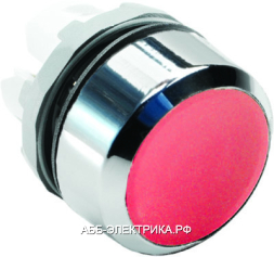 ABB MP2-20R Кнопка красная с фикс. без подсветки ( корпус)