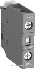 ABB CC4-01 Блок контактный доп (1НЗ с запаздыв) для конт AF09…AF96 реле NF22E…NF40E