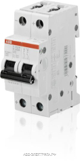 ABB S202M Автоматический выключатель 2P 1,6A (K) UC